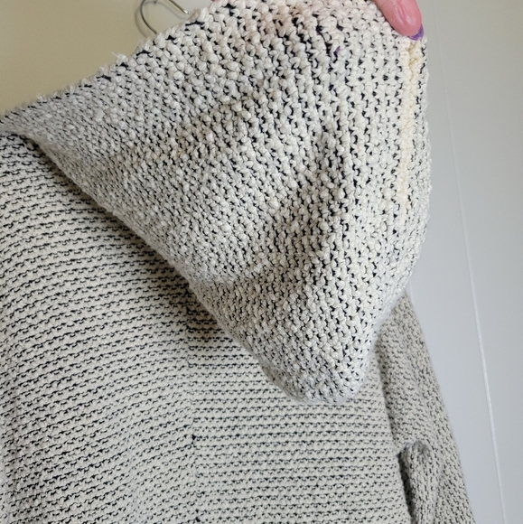 Free People Gray Hooded Cardigan - Picture 10 of 12